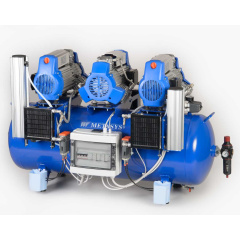 Kompressor | Dental | Med filter og tørresystem | META Air 650 | 200 Ltr.